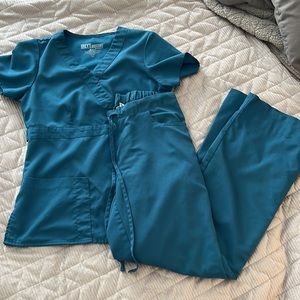 Grey’s Anatomy Teal Scrub Set Size XS